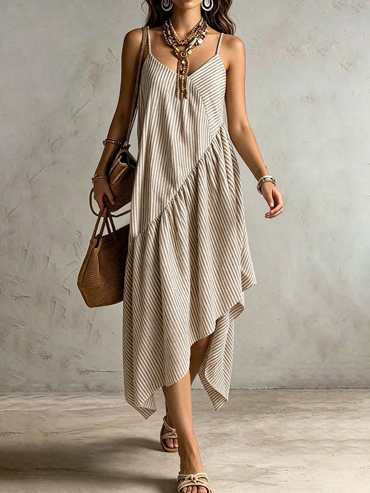 Fashion Elegant Strapless Cami Maxi Dress