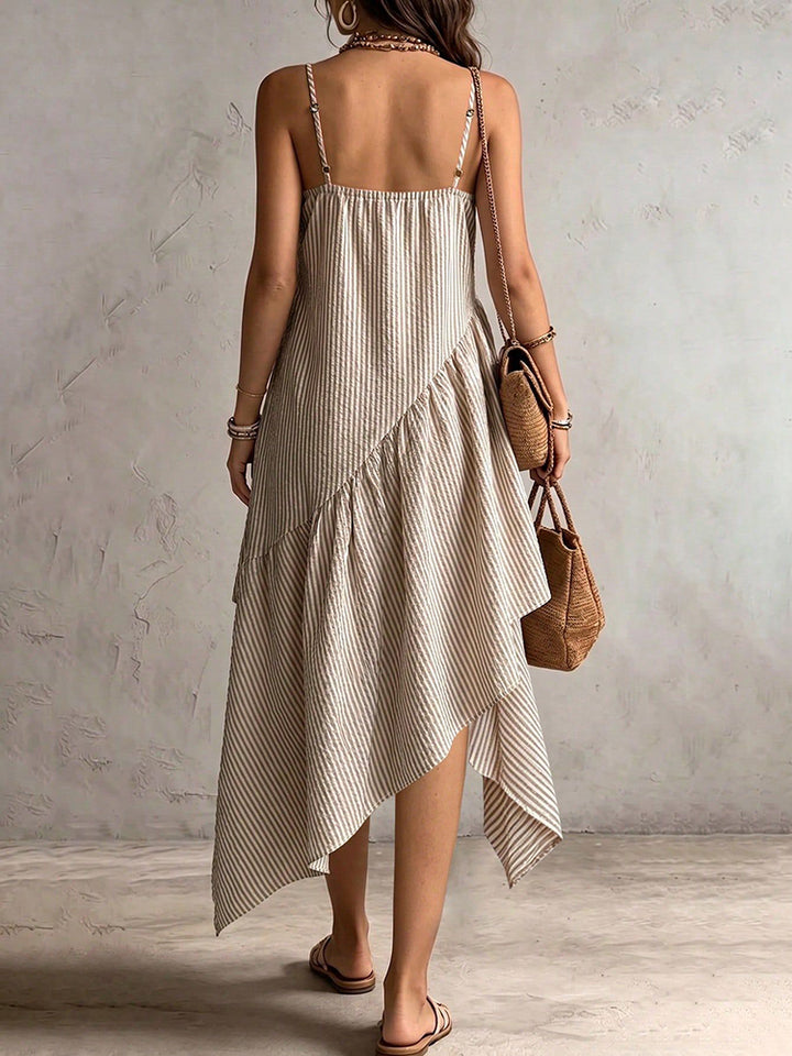 Fashion Elegant Strapless Cami Maxi Dress