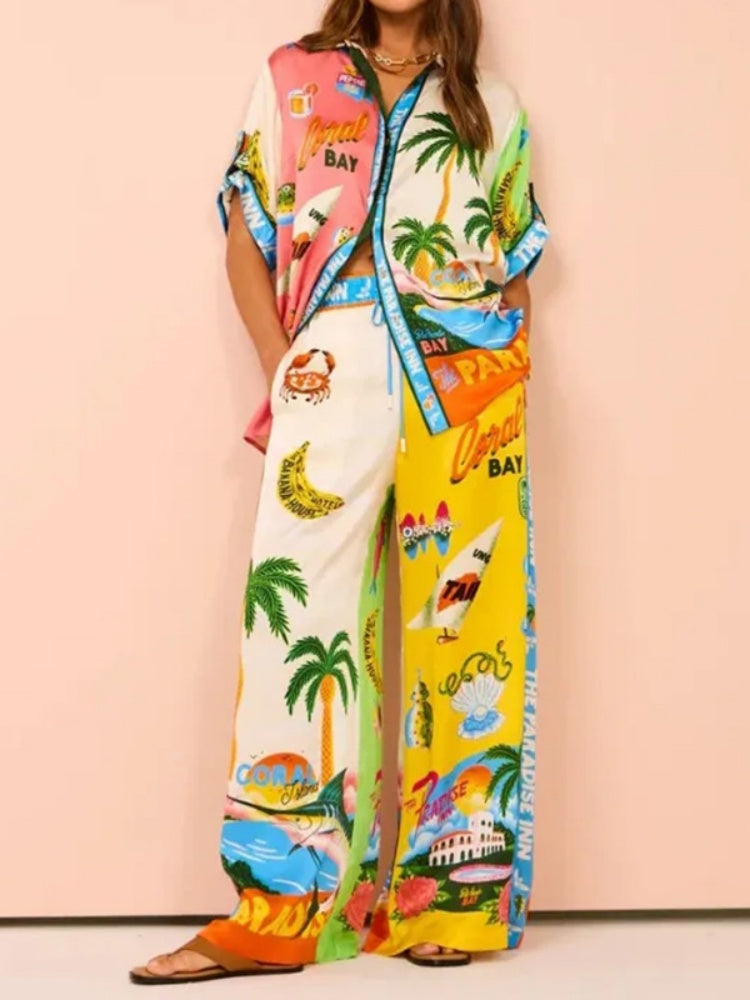 Whimsical Art Print Two-Piece Set