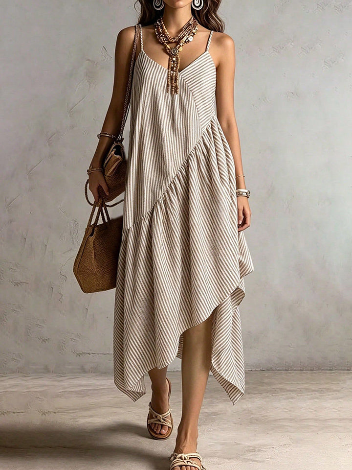 Fashion Elegant Strapless Cami Maxi Dress