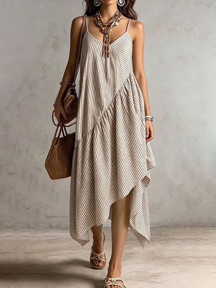 Fashion Elegant Strapless Cami Maxi Dress