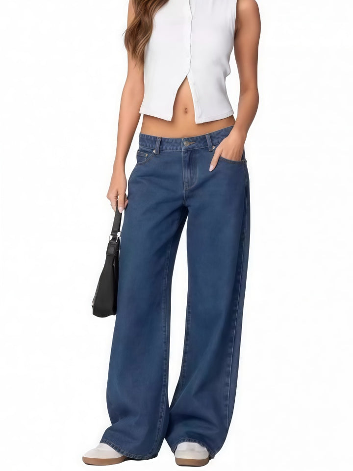 Vintage Loose Fit Wide Leg Pants