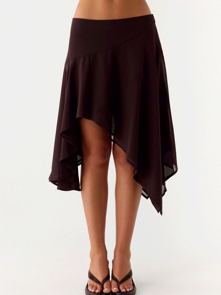 High-waisted skirt