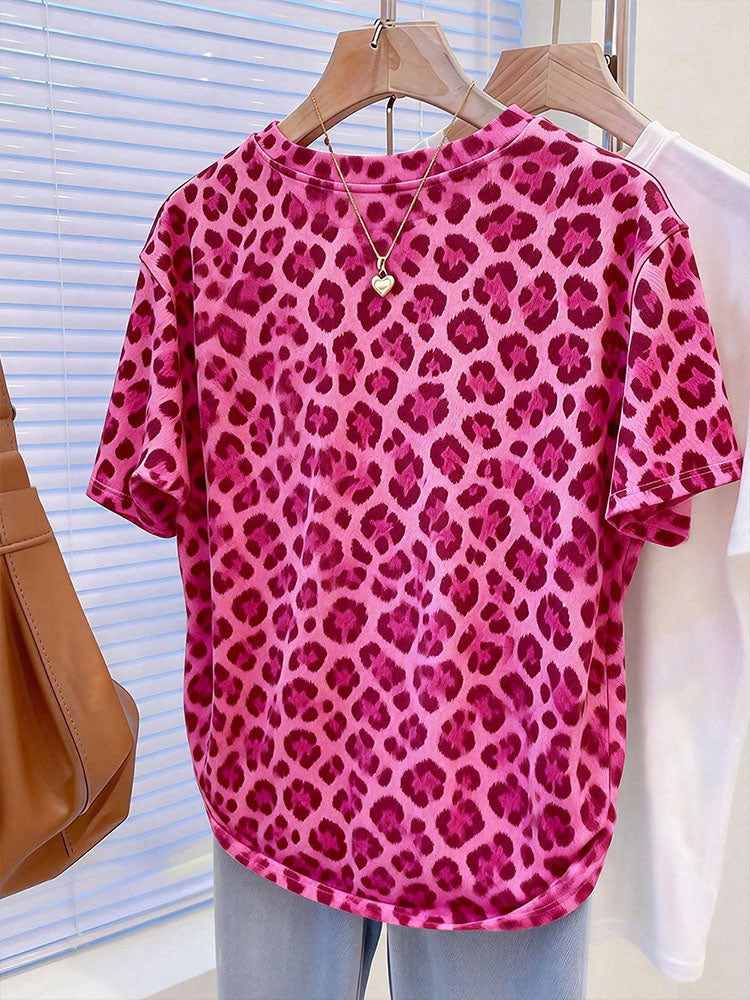 Leopard Print Tee