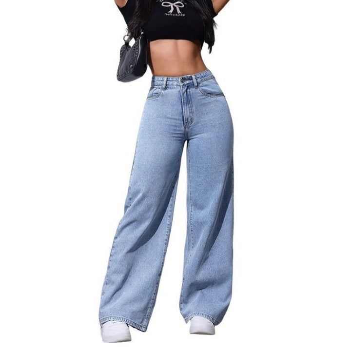 High Waisted Wide Leg Jeans