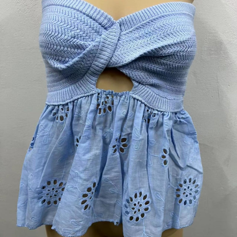 Flowy Ruffled Peplum Cami