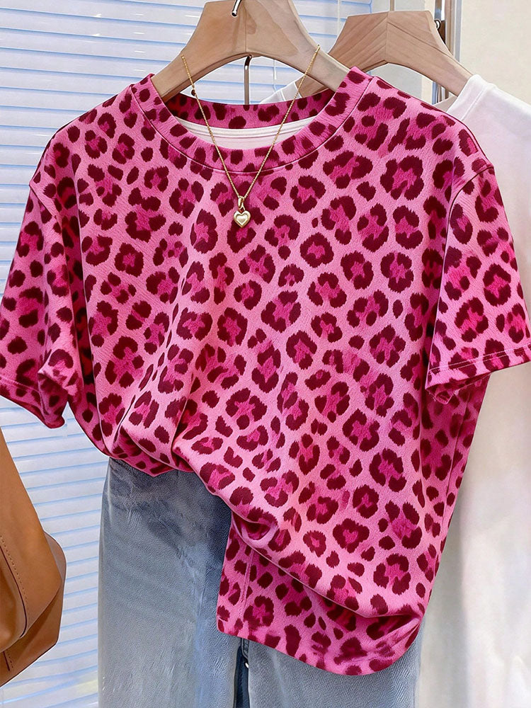 Leopard Print Tee