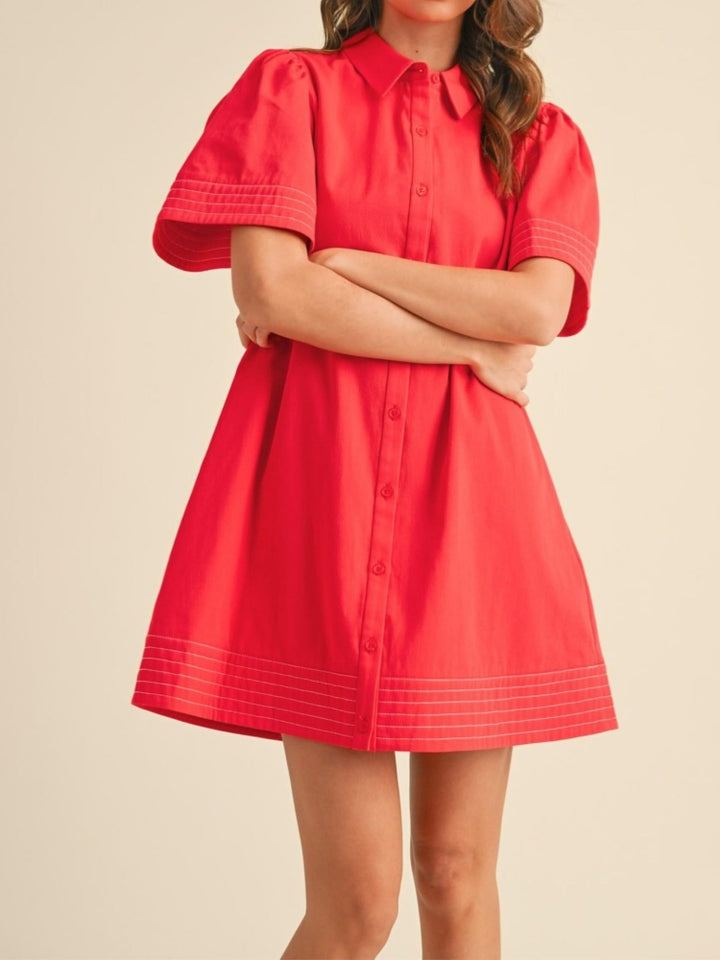Casual Cotton Tunic Dress