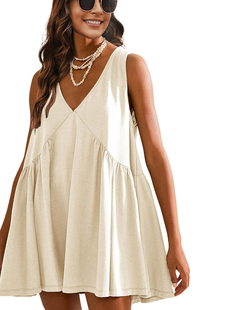 Easy Grace V-Neck Pocket Dress
