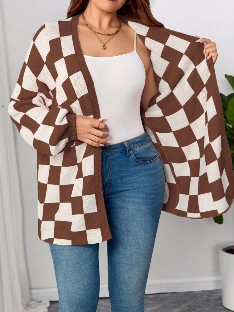 Oversized Knit Sweater Coat