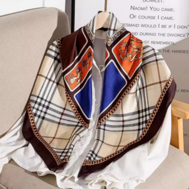 Fashion Printed Square Scarf