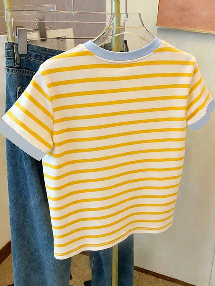 Striped Short Sleeve Tee
