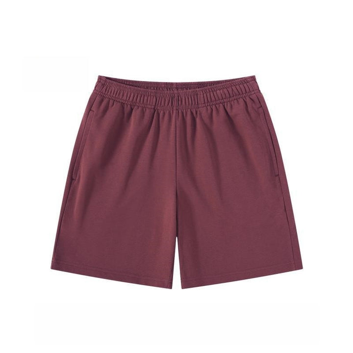Elastic Waist Relaxed Fit Athletic Shorts