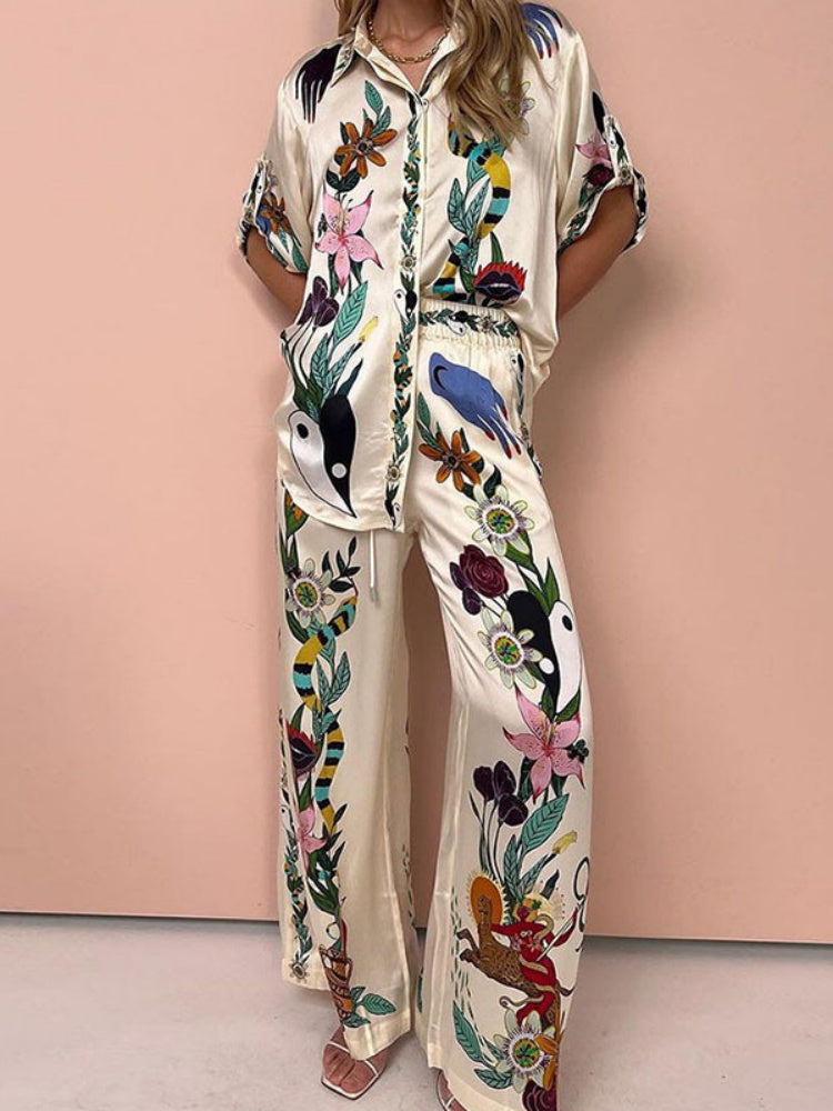 Whimsical Art Print Two-Piece Set