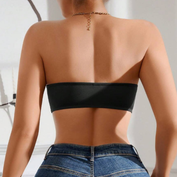 Strapless Bandeau Bra - Non-Slip Underwire Support