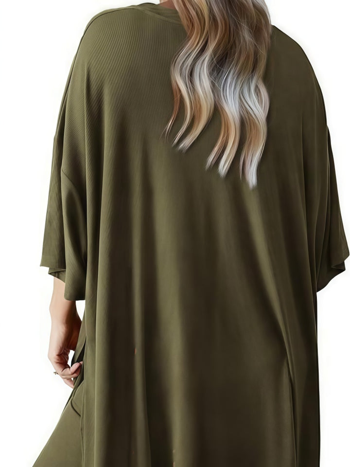 Oversized Split-Side Loungewear Set