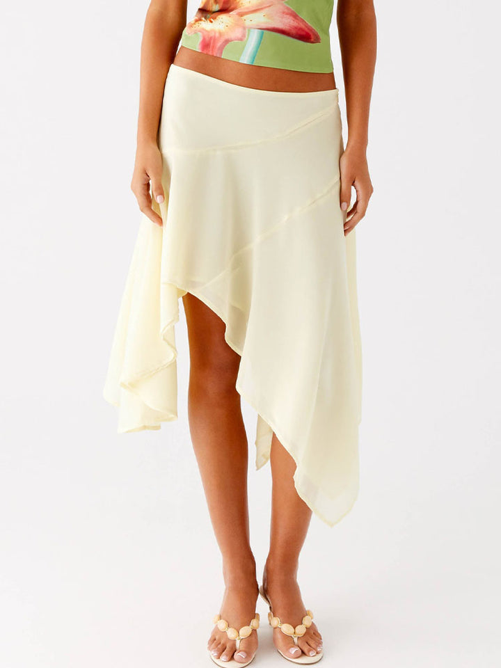 High-waisted skirt