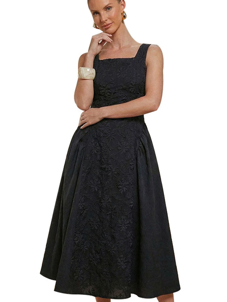 Elegant Embossed Dress