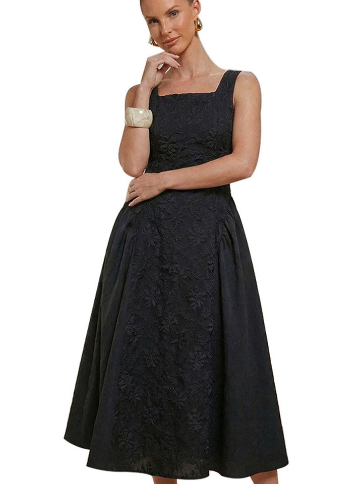Elegant Embossed Dress