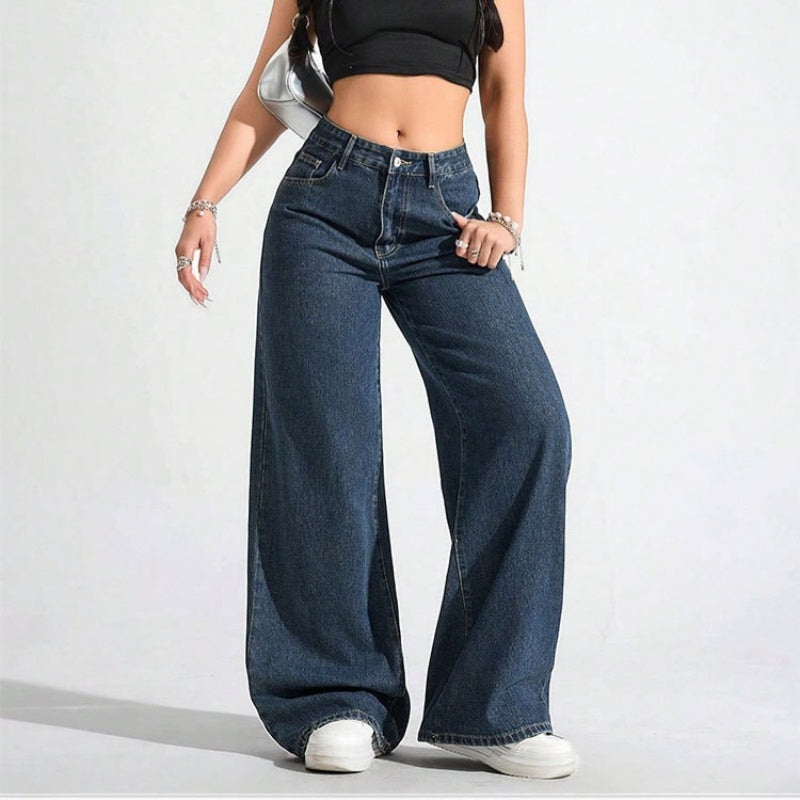 High Waisted Wide Leg Jeans