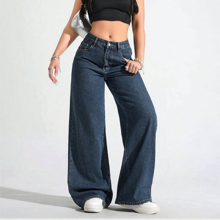 High Waisted Wide Leg Jeans