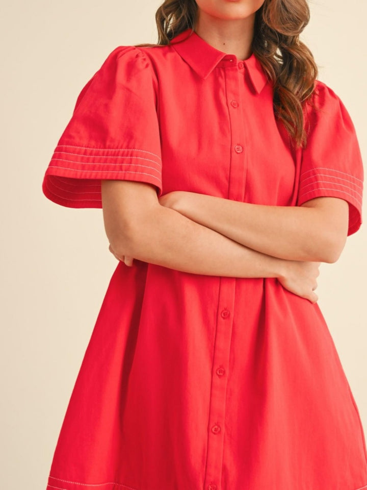 Casual Cotton Tunic Dress