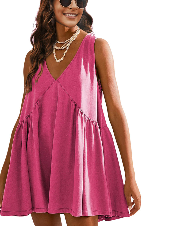 Easy Grace V-Neck Pocket Dress
