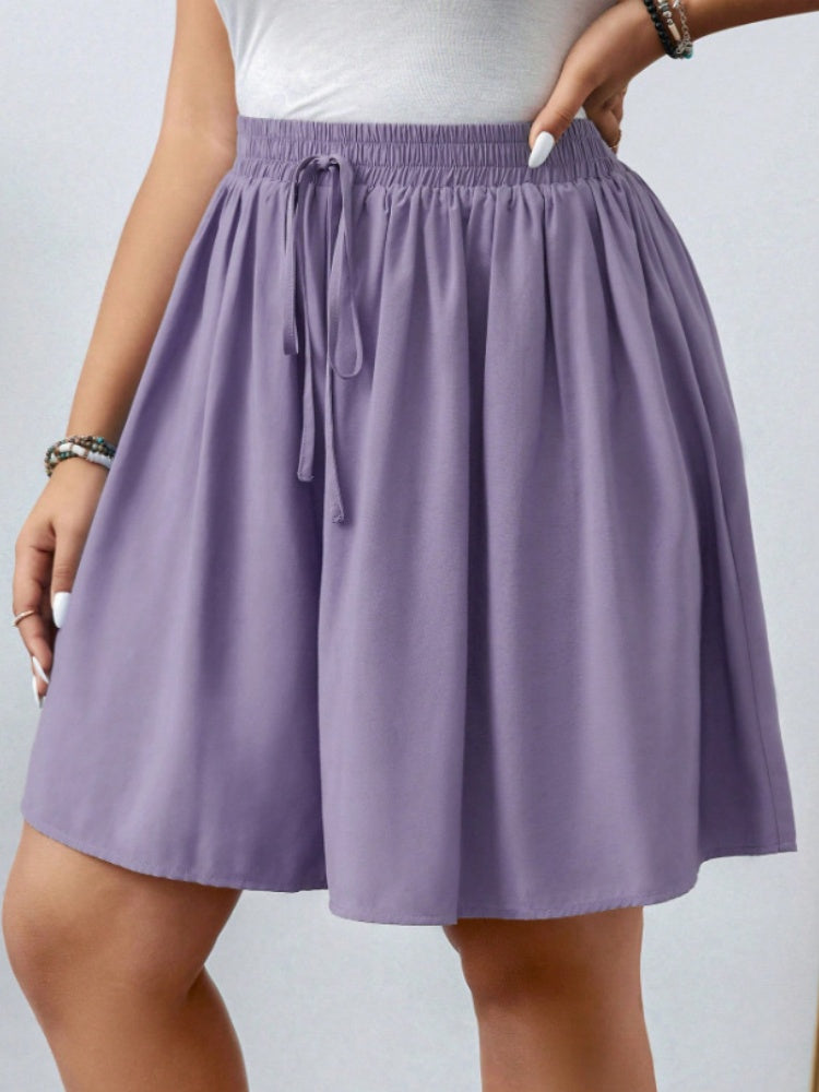 Spring/Summer Fashionable and Versatile Solid Color Shorts