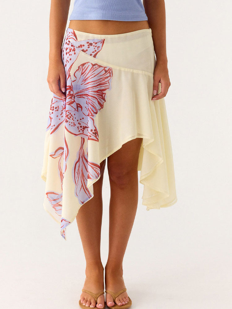 High-waisted skirt