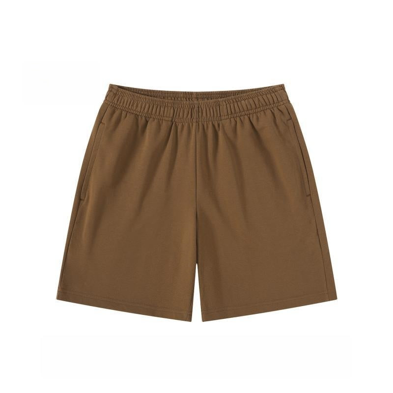 Elastic Waist Relaxed Fit Athletic Shorts