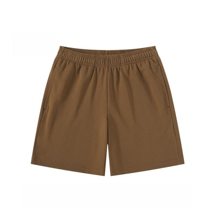 Elastic Waist Relaxed Fit Athletic Shorts