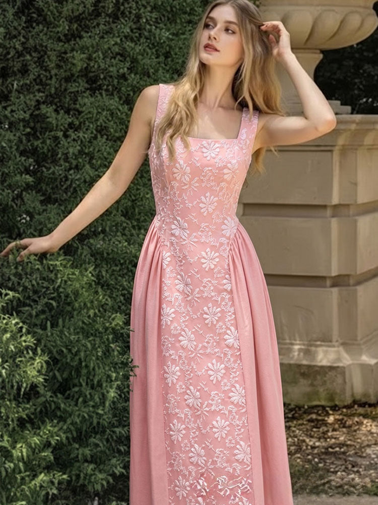 Elegant Embossed Dress