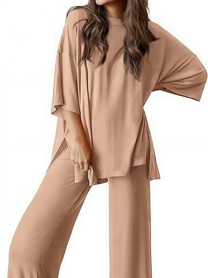 Oversized Split-Side Loungewear Set