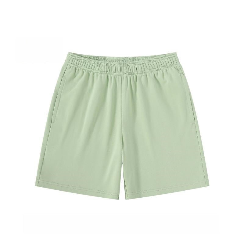 Elastic Waist Relaxed Fit Athletic Shorts