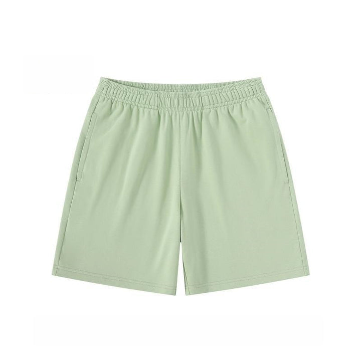 Elastic Waist Relaxed Fit Athletic Shorts