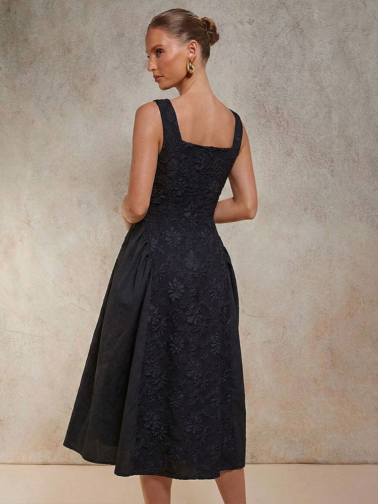 Elegant Embossed Dress