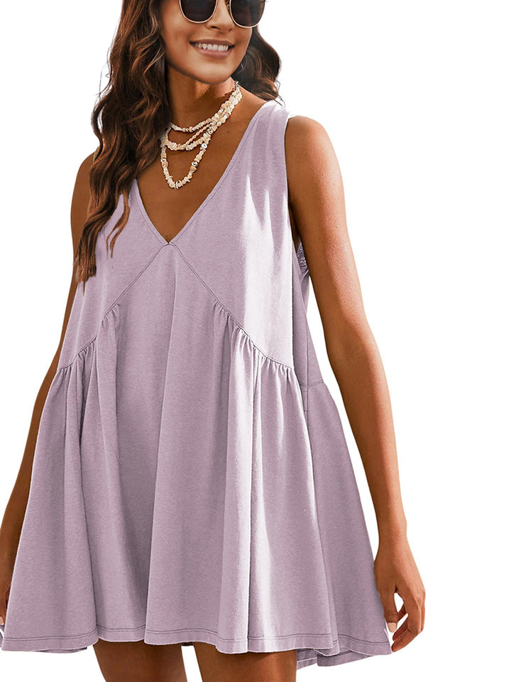 Easy Grace V-Neck Pocket Dress