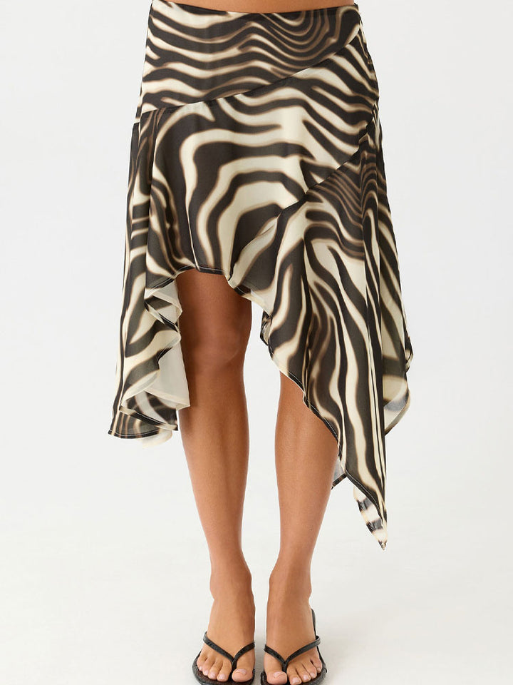 High-waisted skirt