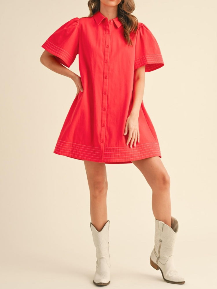 Casual Cotton Tunic Dress