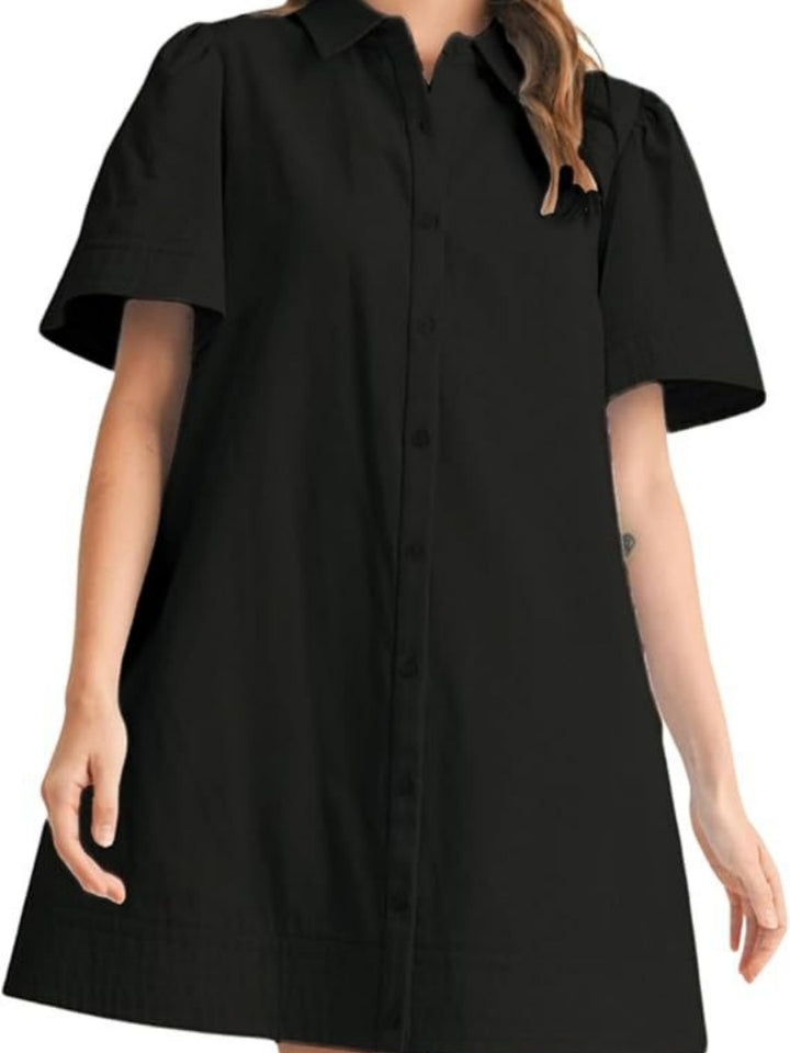 Casual Cotton Tunic Dress