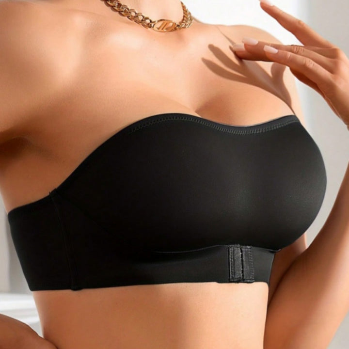 Strapless Bandeau Bra - Non-Slip Underwire Support