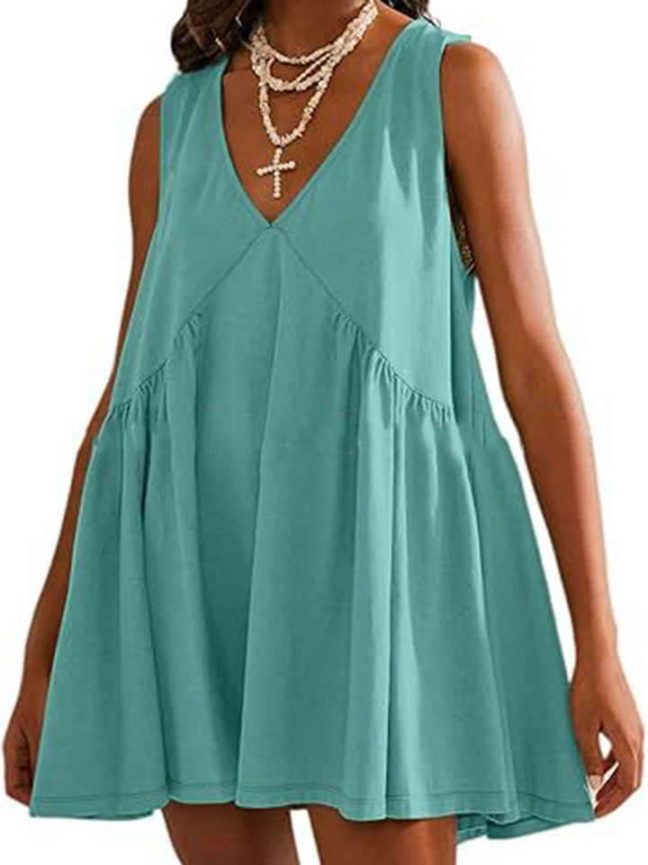 Easy Grace V-Neck Pocket Dress