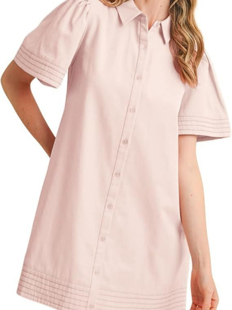Casual Cotton Tunic Dress