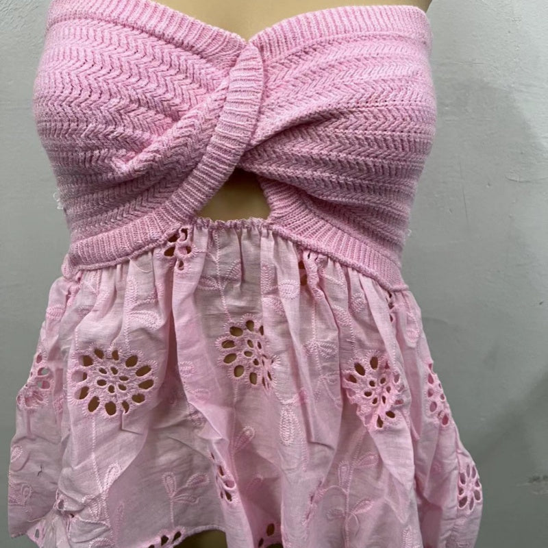 Flowy Ruffled Peplum Cami