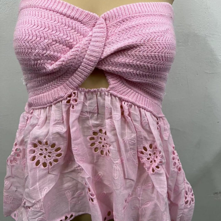 Flowy Ruffled Peplum Cami