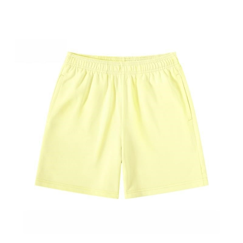 Elastic Waist Relaxed Fit Athletic Shorts