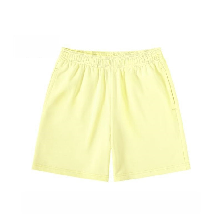 Elastic Waist Relaxed Fit Athletic Shorts