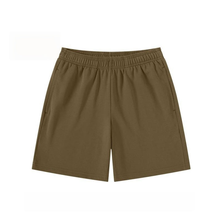 Elastic Waist Relaxed Fit Athletic Shorts