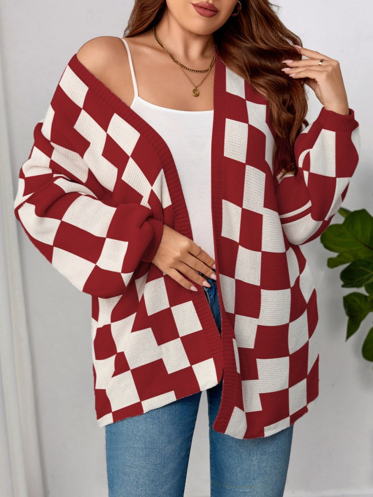 Oversized Knit Sweater Coat