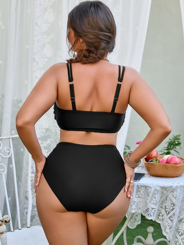 Starfish Charm High-Waisted Bikini Set